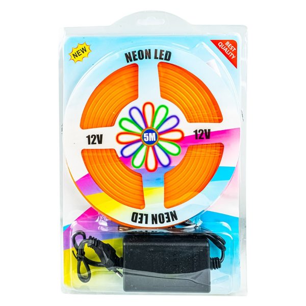 Banda led cu transformator, 5m, 12V - imagine 2