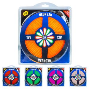 Banda led neon, flexibila, 5m, 12V (sursa de alimentare nu este inclusa)