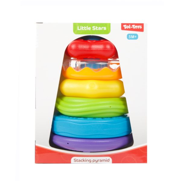 Little Stars, Joc piramida cu cercuri - Toi-Toys - imagine 2