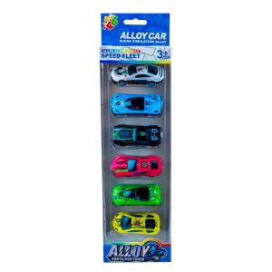 Masinute metal, 6 buc/set