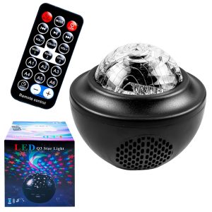 Proiector cu lampa de noapte si bluetooth