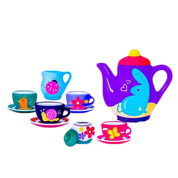 Set creativ de pictat - Ceainic, 15 piese/set - imagine 2