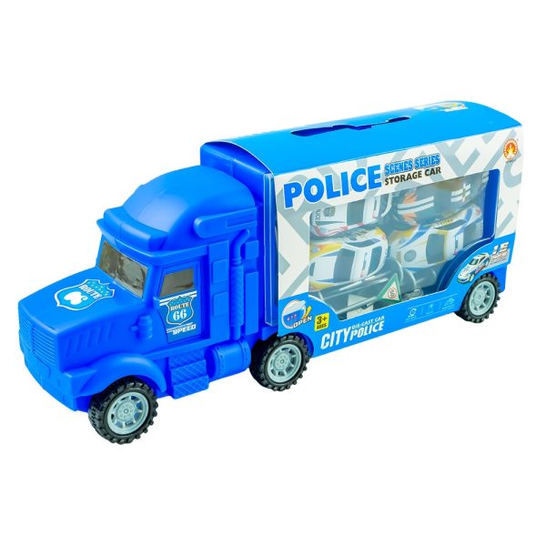 Camion transportor + masinute metal - imagine 2