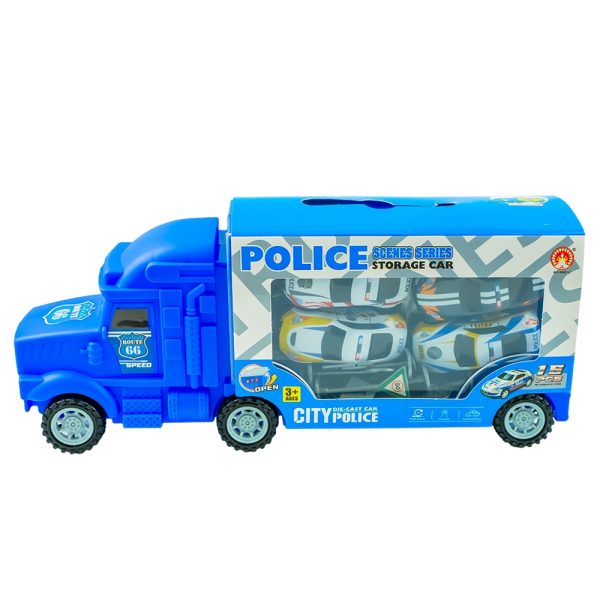 Camion transportor + masinute metal - imagine 3
