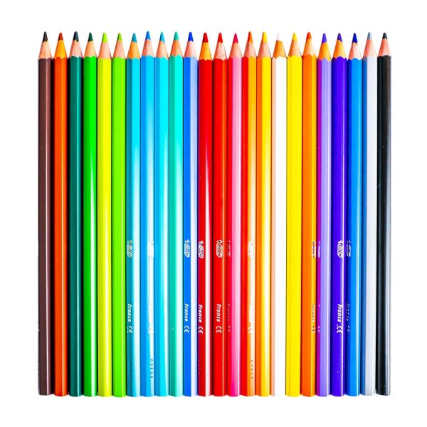 Creioane colorate Tropicolors set 24 - BIC - imagine 3