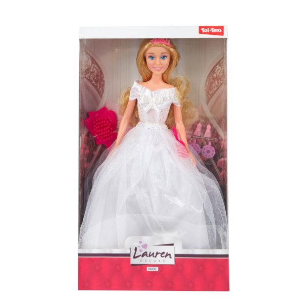 Papusa mireasa, cu accesorii - Toi-Toys - imagine 2