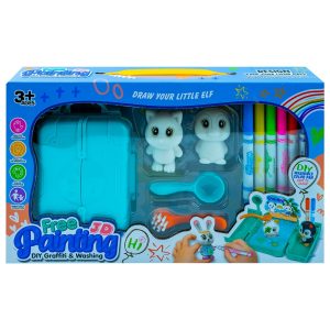 Set creativ, Animalute care pot si desenate si spalate