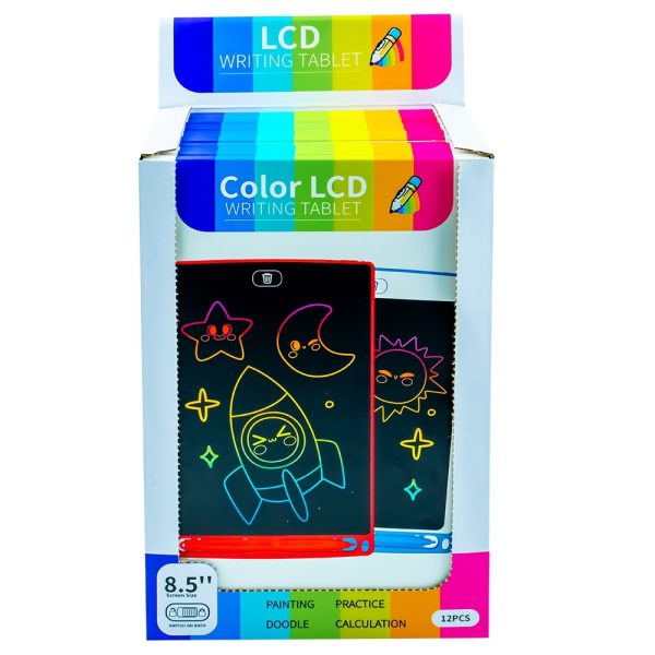 Tablita pentru scris, LCD, 8.5 inch, 12 buc/set - imagine 4