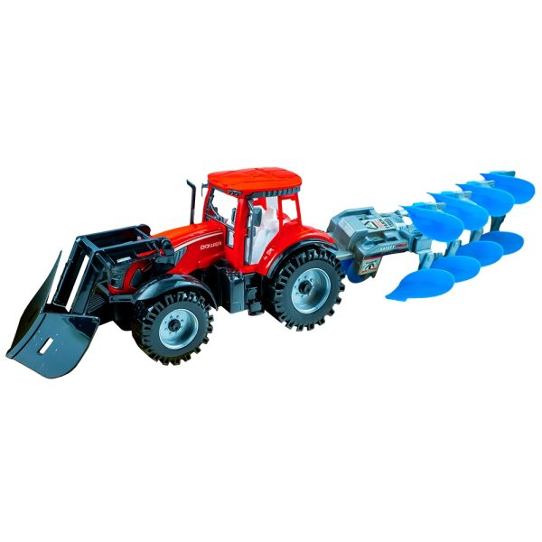 Tractor cu frictiune si plug - imagine 2