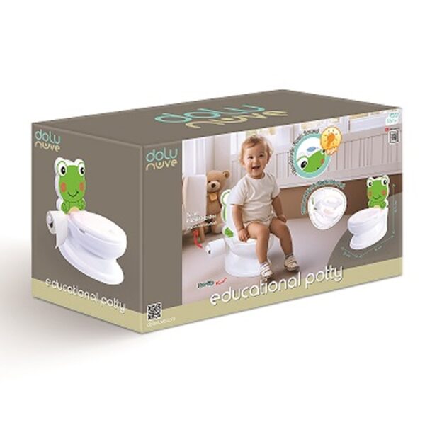 Olita tip WC, cu sunet, Broscuta, 28x39x38cm - DOLU - imagine 2