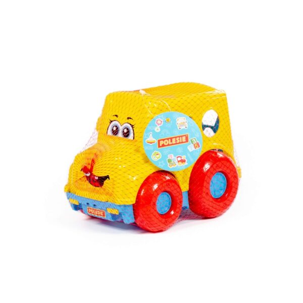 Autobuz + cuburi educative, 23.5x15.2x17 cm, Polesie - imagine 6