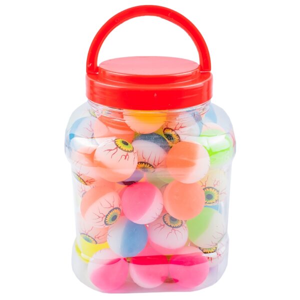 Mingi saltarete, 3,5 cm, Ochi, 60 buc/borcan - imagine 3