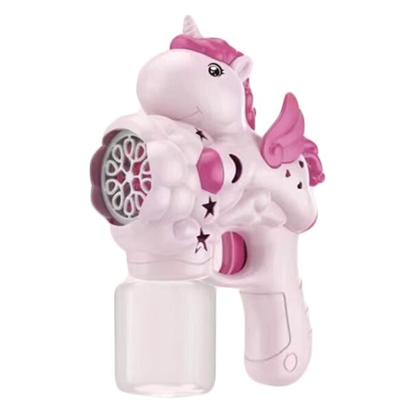 Pistol baloane de sapun, cu baterii, Unicorn - imagine 2