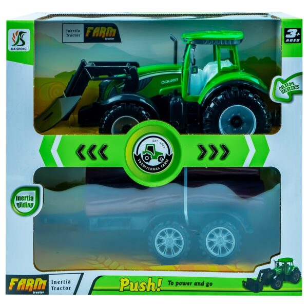 Tractor cu frictiune si remorca lemne - imagine 3