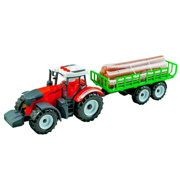 Tractor cu remorca lemne - imagine 2