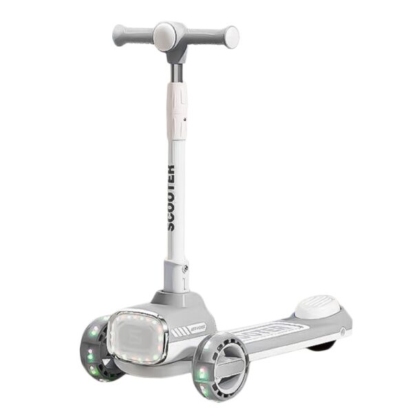 Trotineta, roti silicon, cu led
