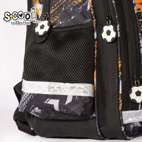 Ghiozdan ergonomic FOOTBALL, 40.5x29x13.5 cm - S-COOL - imagine 12