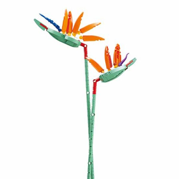 Set de Constructie Flowers, 148 piese, Pasarea Paradisului - Sluban - imagine 3