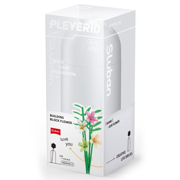 Set de Constructie Flowers, 241 piese, Frezie - Sluban - imagine 3