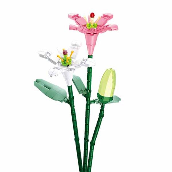 Set de Constructie Flowers, 247 piese, Crin - Sluban - imagine 4