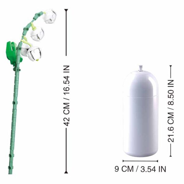 Set de Constructie Flowers, 253 piese, Lacramioara - Sluban - imagine 6