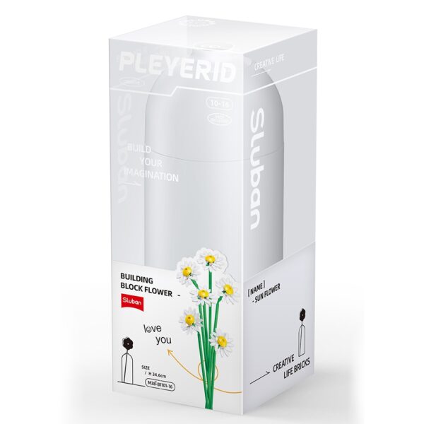 Set de Constructie Flowers, 255 piese, Margareta - Sluban - imagine 3