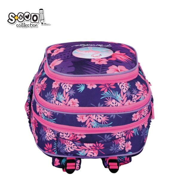 Ghiozdan anatomic FLAMINGO, 39x33x18 cm - S-COOL - imagine 4