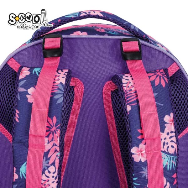 Ghiozdan anatomic FLAMINGO, 39x33x18 cm - S-COOL - imagine 7