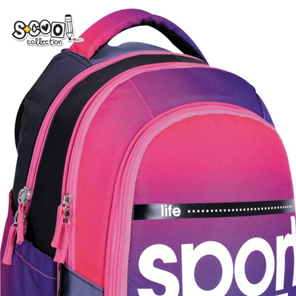 Ghiozdan anatomic LIGHT SPORT, 41x28x17 cm - S-COOL - imagine 6