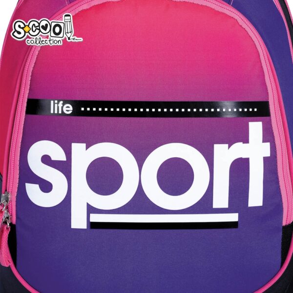 Ghiozdan anatomic LIGHT SPORT, 41x28x17 cm - S-COOL - imagine 7
