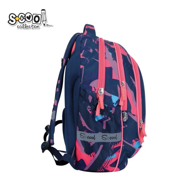 Ghiozdan anatomic LIGHT STRIPES, 41x28x17 cm - S-COOL - imagine 3
