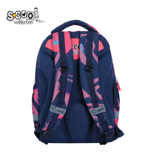 Ghiozdan anatomic LIGHT STRIPES, 41x28x17 cm - S-COOL - imagine 4