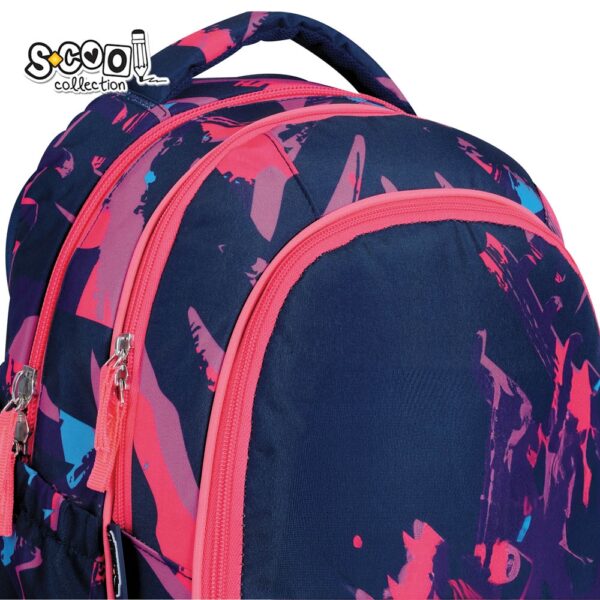 Ghiozdan anatomic LIGHT STRIPES, 41x28x17 cm - S-COOL - imagine 6