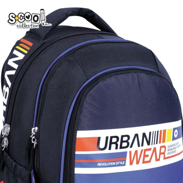 Ghiozdan anatomic LIGHT, URBAN WEAR, 41x28x17 cm - S-COOL - imagine 6