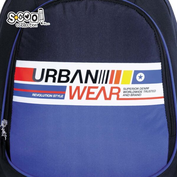 Ghiozdan anatomic LIGHT, URBAN WEAR, 41x28x17 cm - S-COOL - imagine 7