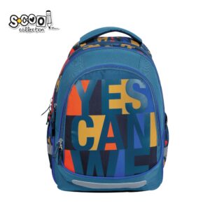 Ghiozdan anatomic LIGHT, YES WE CAN, 41x28x17 cm - S-COOL