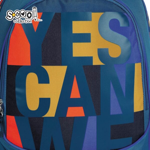 Ghiozdan anatomic LIGHT, YES WE CAN, 41x28x17 cm - S-COOL - imagine 7