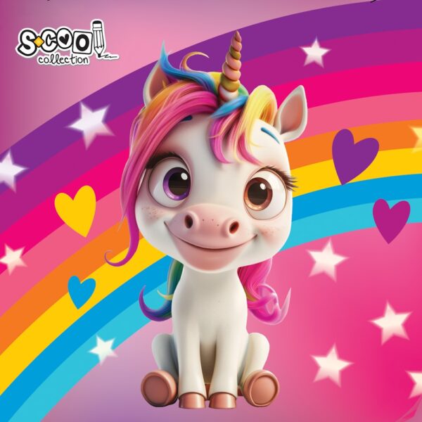 Ghiozdan  anatomic Premium, UNICORN, 42x30x22 cm - S-COOL - imagine 5