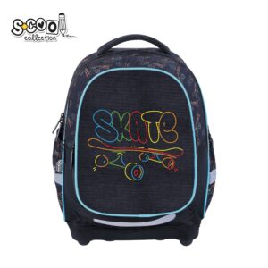 Ghiozdan anatomic SKATE, 39x33x18 cm - S-COOL