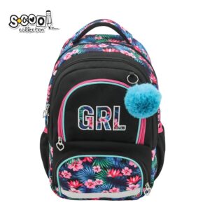Ghiozdan ergonomic compartiment laptop, GRL, 42x31x16 cm - S-COOL