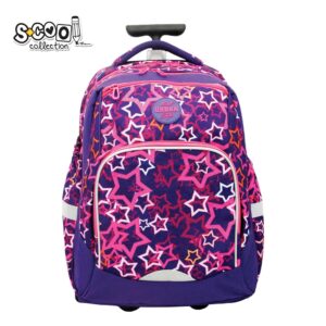 Ghiozdan trolley URBAN, STARS, 46x34x20 cm - S-COOL