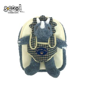 Ghiozdan gradinita BABY ANIMALS, RHINO, 23x8x28 cm - S-COOL
