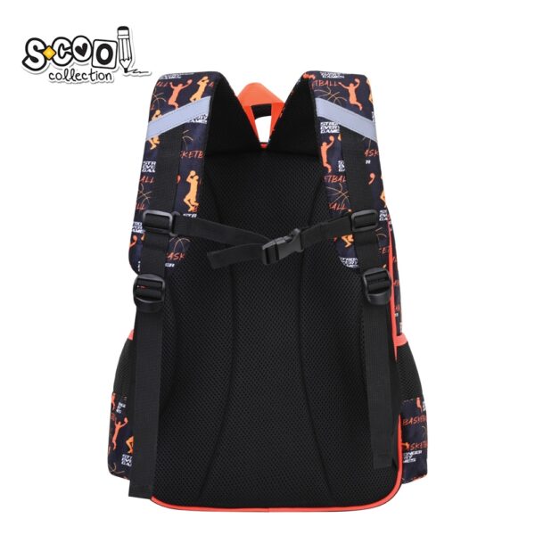 Ghiozdan 3D BASKETBALL, 43x30x22 cm - S-COOL - imagine 3