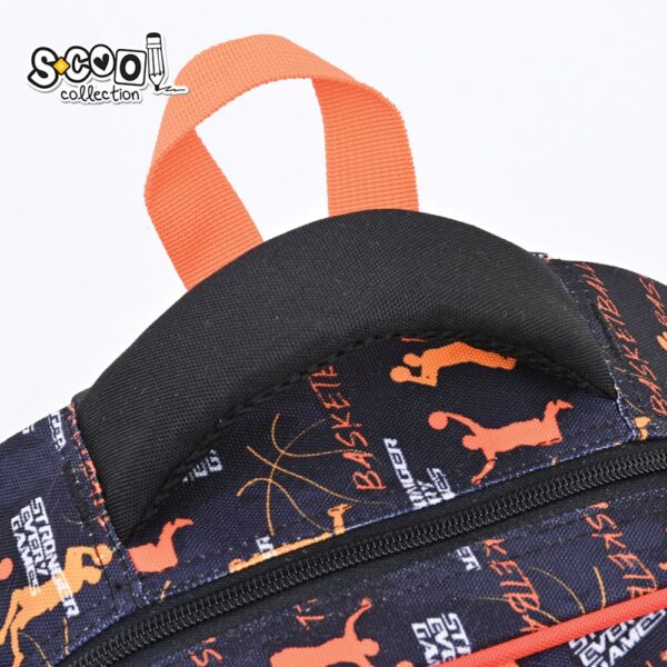 Ghiozdan 3D BASKETBALL, 43x30x22 cm - S-COOL - imagine 6
