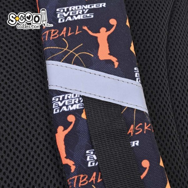 Ghiozdan 3D BASKETBALL, 43x30x22 cm - S-COOL - imagine 7