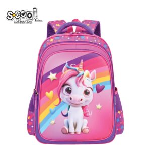 Ghiozdan 3D ergonomic UNICORN, 42x30x22 cm - S-COOL
