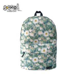 Ghiozdan CLASSIC, FLOWERS, 43x30x16 cm - S-COOL