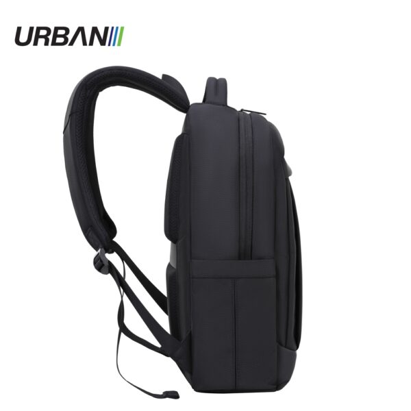 Ghiozdan compartiment laptop, URBAN BLACK, 44x31x13 cm - OFFISHOP - imagine 2
