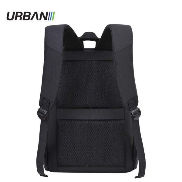 Ghiozdan compartiment laptop, URBAN BLACK, 44x31x13 cm - OFFISHOP - imagine 3