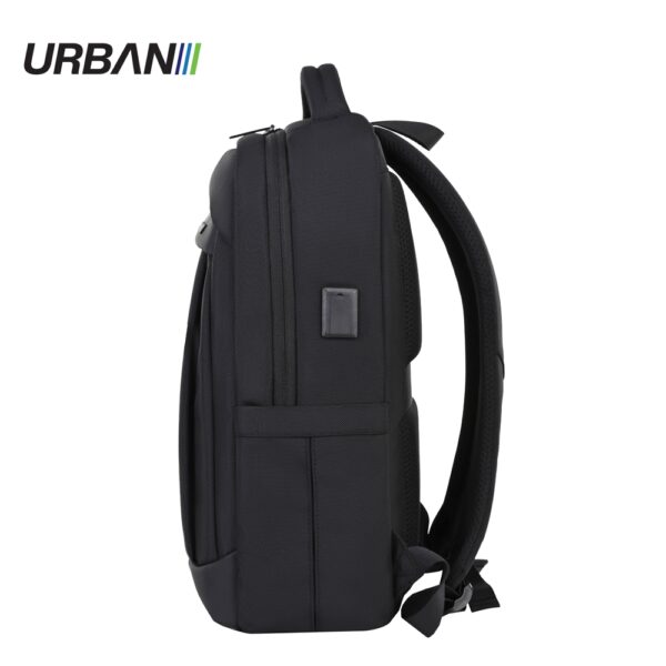 Ghiozdan compartiment laptop, URBAN BLACK, 44x31x13 cm - OFFISHOP - imagine 4